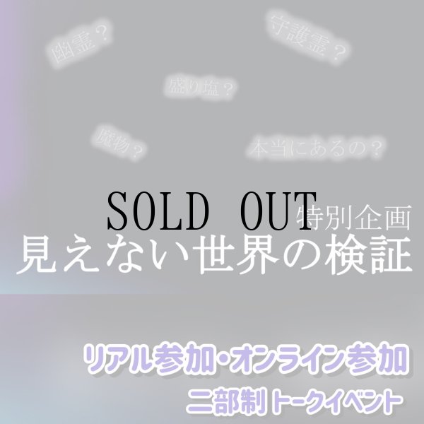 画像1: 特別企画｜〈見えない世界の検証〉セミナートークイベント (1)